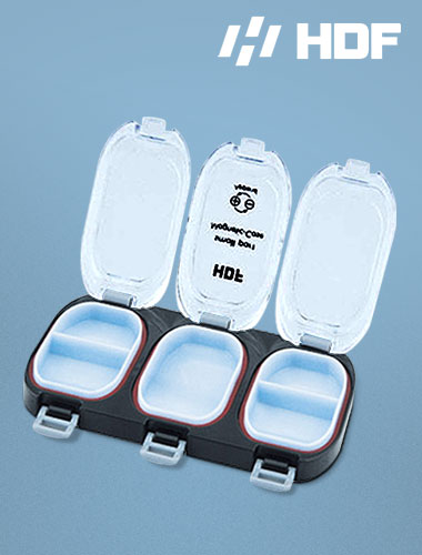 Two-Sided Compartment Storage Boxes